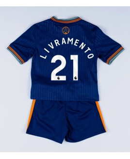 Günstige Newcastle United Tino Livramento #21 3rd trikot Kinder 2025-26 Kurzarm (+ Kurze Hosen)